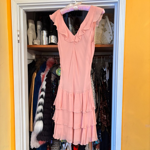 Vintage Y2K Silk Dress - Picture 4 of 6